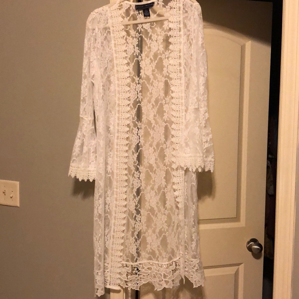 White Lace Kimono